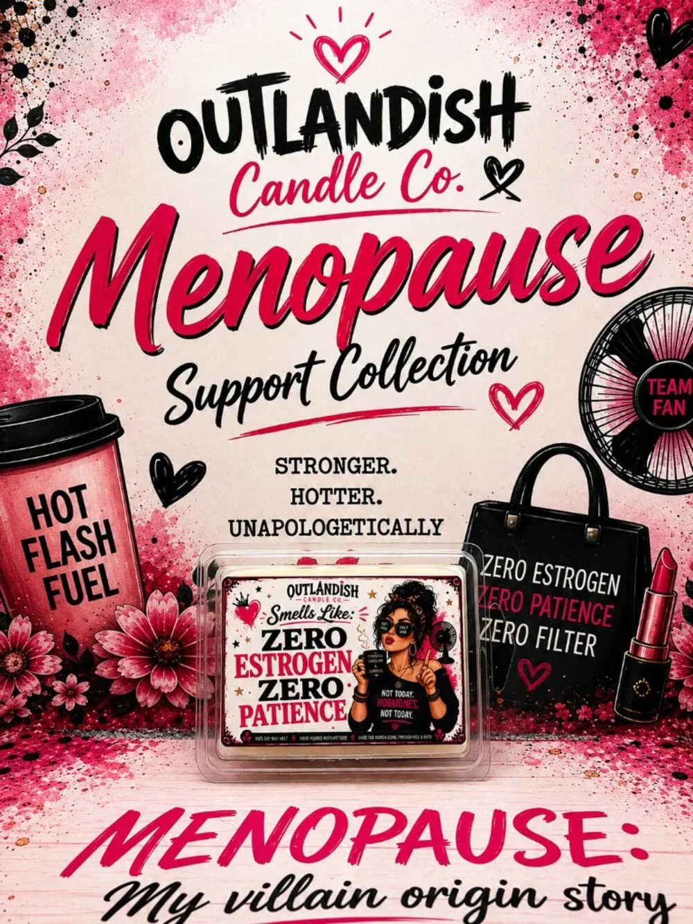 5 Menopause support wax melts!